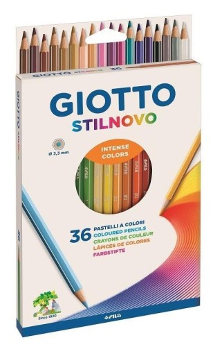Kredki Stilnovo Intense 36 kolorów GIOTTO, Giotto