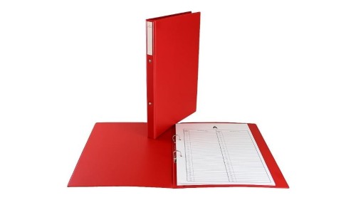 Teczka do akt osobowych 2R/2 cm czerwona, Biurfol