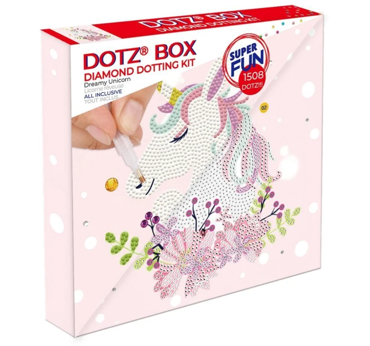 Diamond Dotz Box - Dreamy Unicorn, Diamond Dotz