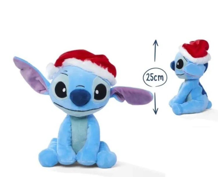 Disney Stitch Mikołaj 25cm, Simba