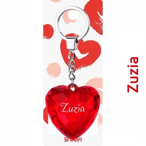 Brelok serce Zuzia, Be-Happy Gifts
