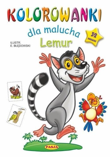 Kolorowanki dla malucha. Lemur, praca zbiorowa