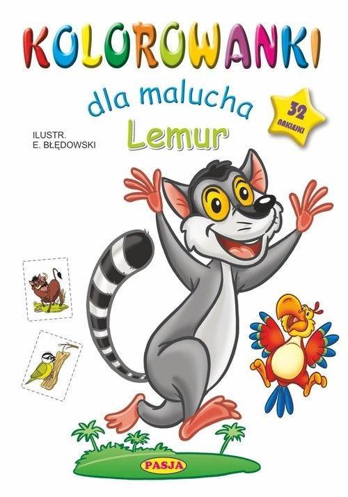 Kolorowanki dla malucha. Lemur, praca zbiorowa
