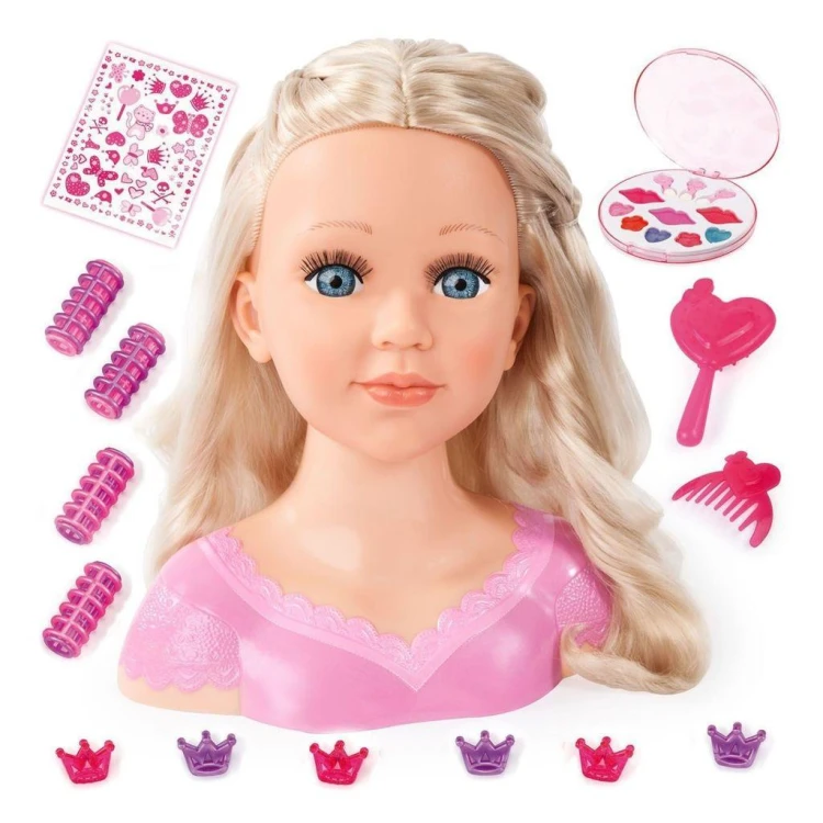 Lalka Charlene głowa do stylizacji, Playme