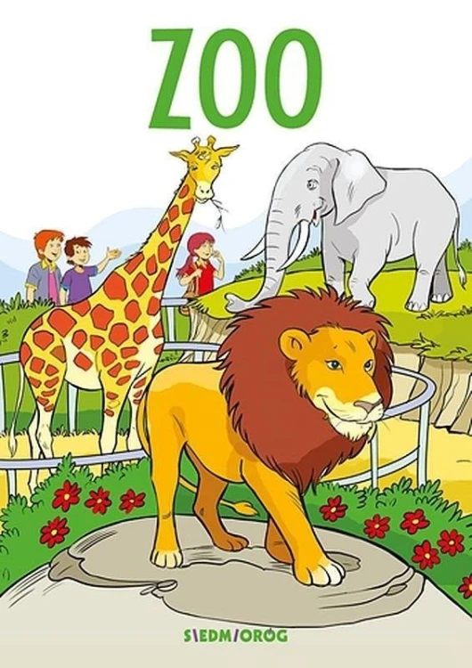Zoo - kolorowanka edukacyjna, praca zbiorowa