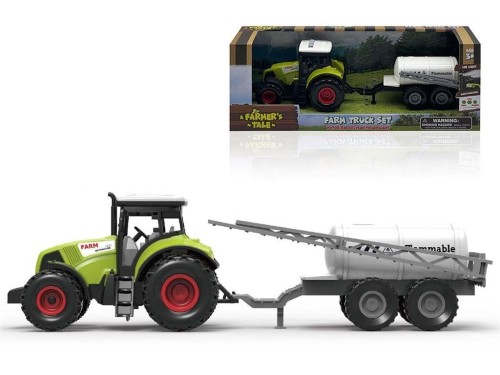 Traktor z przyczepą ze światłem i dźwiękiem, Madej