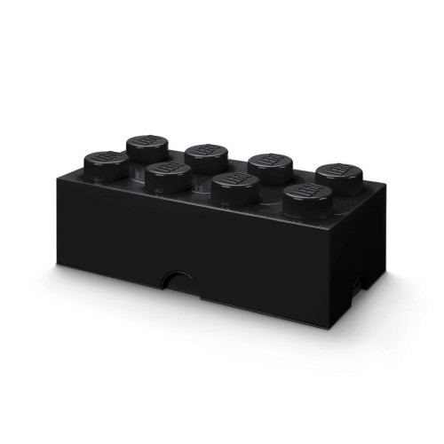 Lego pojemnik klocek ósemka czarny, NHG