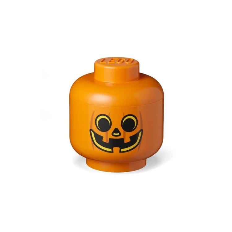 LEGO(R) pojemnik główka small - pumpkin, NHG