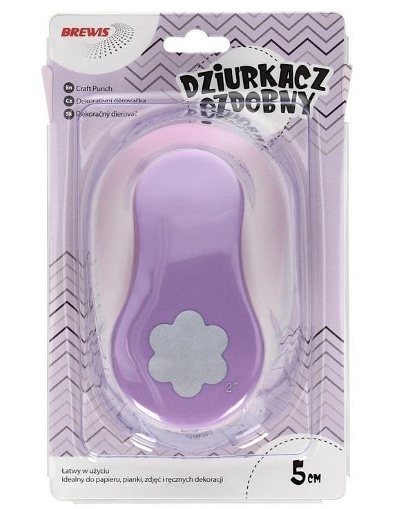 Dziurkacz ozdobny - Kwiatek 5cm, Brewis