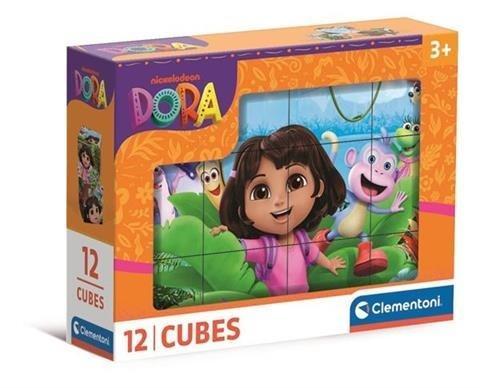 Klocki 12el Dora, Clementoni