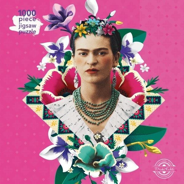 Puzzle 1000 Frida Kahlo Różowa, Flame Tree