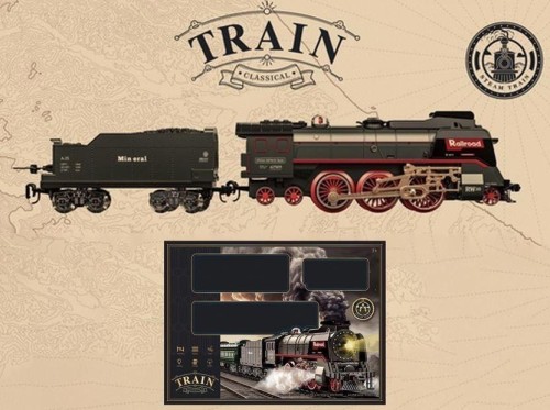 Zestaw z pociągiem światło dźwięk 48el, Madej