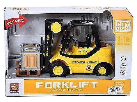 Wózek widłowy 1:16 światło i dźwięk, ADAR