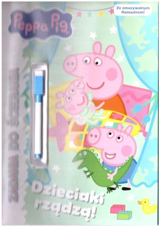 Świnka Peppa. Zadania do ścierania, praca zbiorowa
