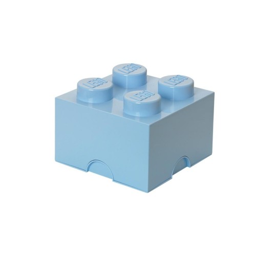 Lego pojemnik klocek czwórka błękitny, NHG