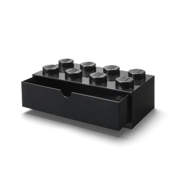 LEGO(R) pojemnik klocek z szufladą ósemka czarny