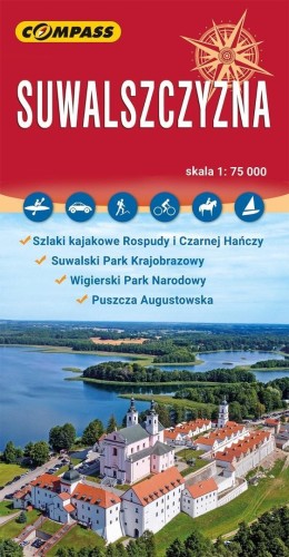 Mapa turystyczna - Suwalszczyzna, praca zbiorowa