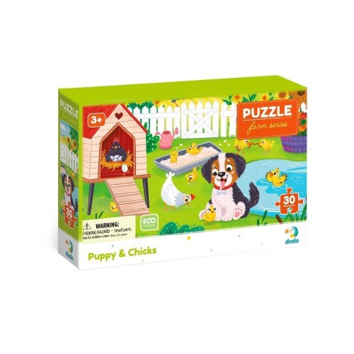Puzzle Pies i kurczaki 30el, Dodo