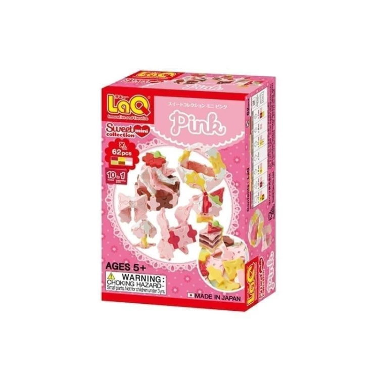 Klocki edukacyjne Mini Pink, LaQ