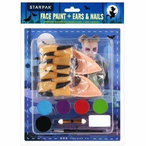 Farby do malowania twarzy 6 kolorów, STARPAK