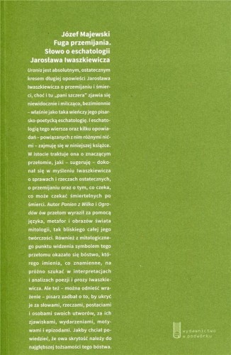 Fuga przemijania, Józef Majewski