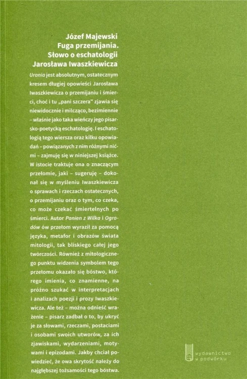 Fuga przemijania, Józef Majewski