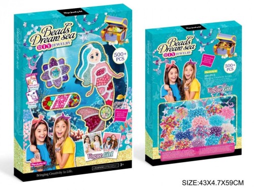 Zestaw koralików Syrenka ponad 500szt, Madej