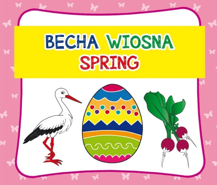 Wiosna. . Spring. Harmonijka mała, praca zbiorowa