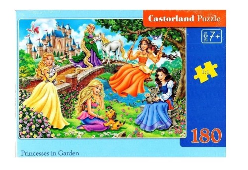 Puzzle 180 Princesses in Garden CASTOR, Castorland