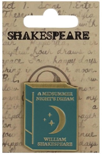 Szekspir Przypinka metalowa - Sen nocy letniej