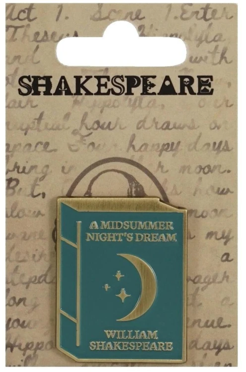 Szekspir Przypinka metalowa - Sen nocy letniej