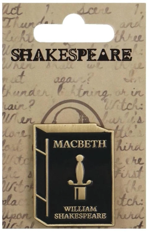 Szekspir Przypinka metalowa - Makbet