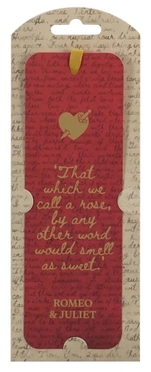 Szekspir Zakładka papierowa - Romeo i Julia