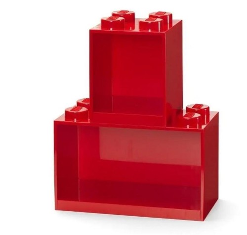 LEGO(R) zestaw półek czerwony, NHG