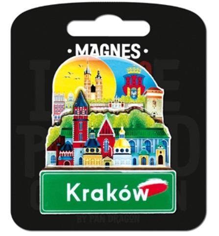Magnes I love Poland Kraków, Pan Dragon