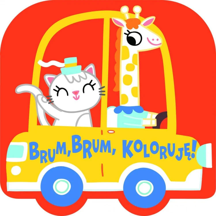 Brum, brum, koloruję! - Samochód, praca zbiorowa