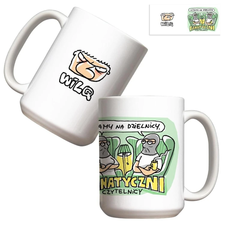 Kubek - Wilq Fantatyczni czytelnicy 440ml, Molom