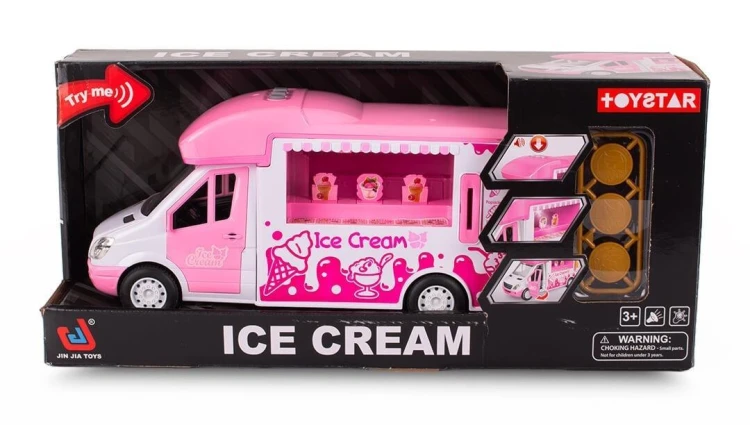 Food Truck lodowy ze światłem i dźwiękiem, Lena