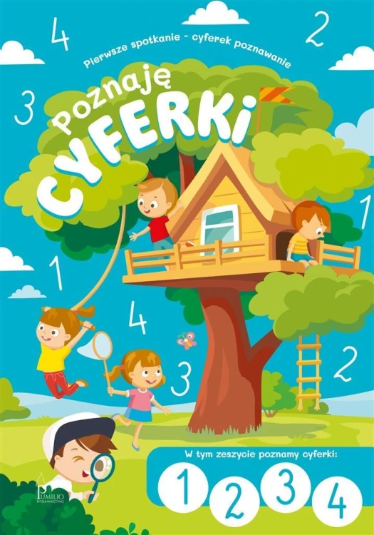 Poznaję cyferki i liczby 1,2,3,4, praca zbiorowa