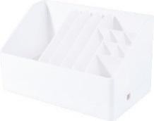 Przybornik na kosmetyki Duet biały, Olife