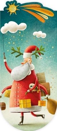 Zakładka magnetyczna owal mikołaj, Henry