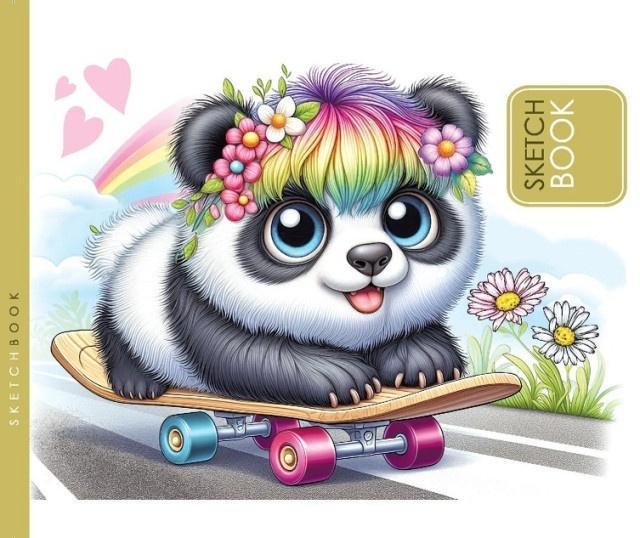 Szkicownik 165x128 24 stron 100g/m2 TW Panda