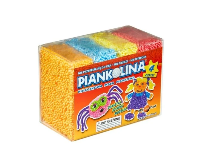 Piankolina 4 kostki pomarańczowa, Art. and Play
