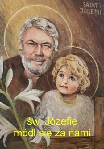Magnes na lodówkę - Św. Józef, Petrus