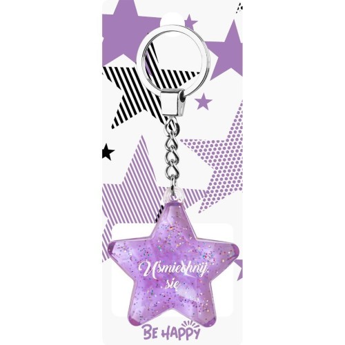 Brelok Gwiazdka Uśmiechnij się, Be-Happy Gifts