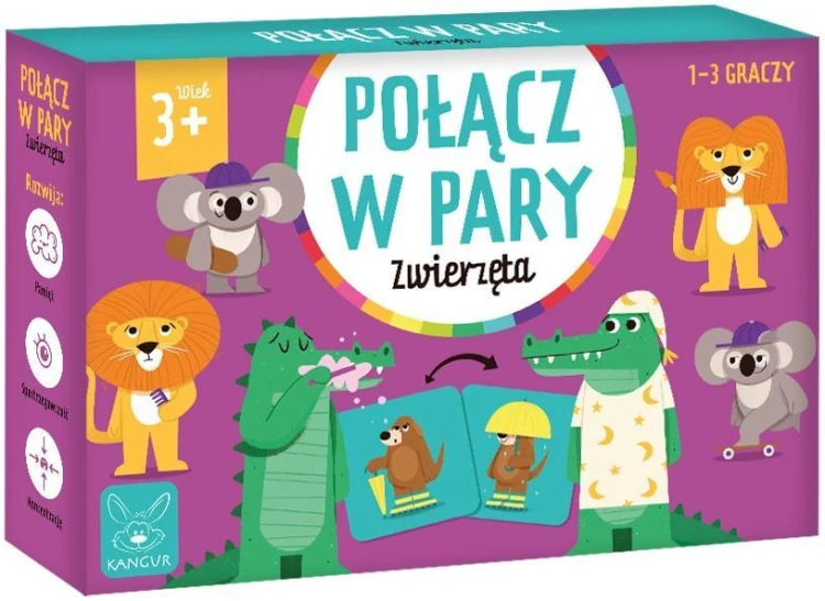 Połącz w pary Zwierzęta, Kangur