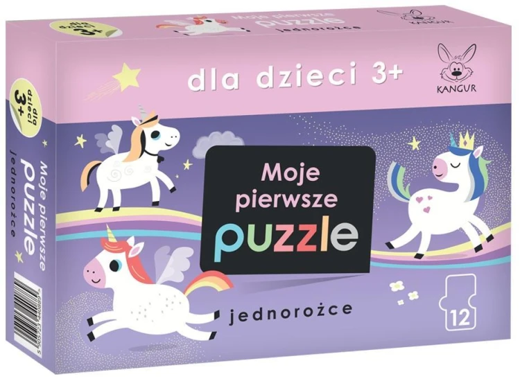 Moje pierwsze Puzzle. Jednorożce, Kangur