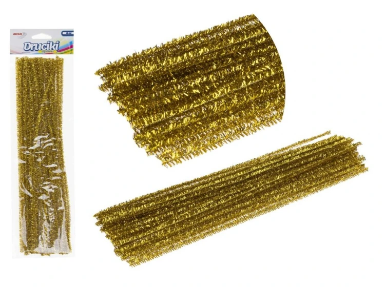 Druciki kreatywne metaliczny jasny, Brewis