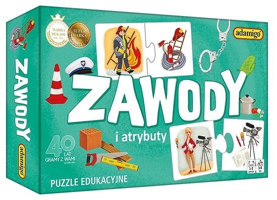 Puzzle Zawody i atrybuty, Adamigo