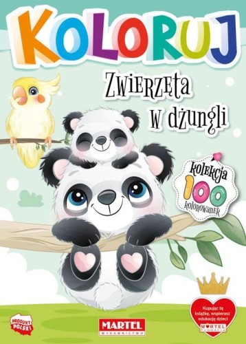 Koloruj - Zwierzęta w dżungli, praca zbiorowa
